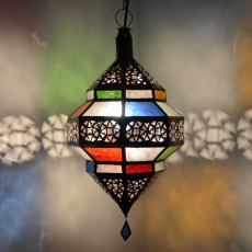 Arabische Deckenlampe Ufo Bunt H 45 cm