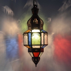 Orientalische Deckenlampe Lux Bunt H 47 cm