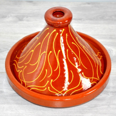 Marokkanische Tajine Nar Glasiert 3 bis 5 Personen D 30 cm