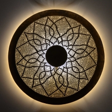 Orientalische Messing Wandleuchte Cercle Medium D 60 cm