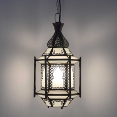 Orientalische Deckenlampe Prince Milk H 45 cm