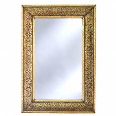 Orientalischer Spiegel Galileo Messing H 80 cm