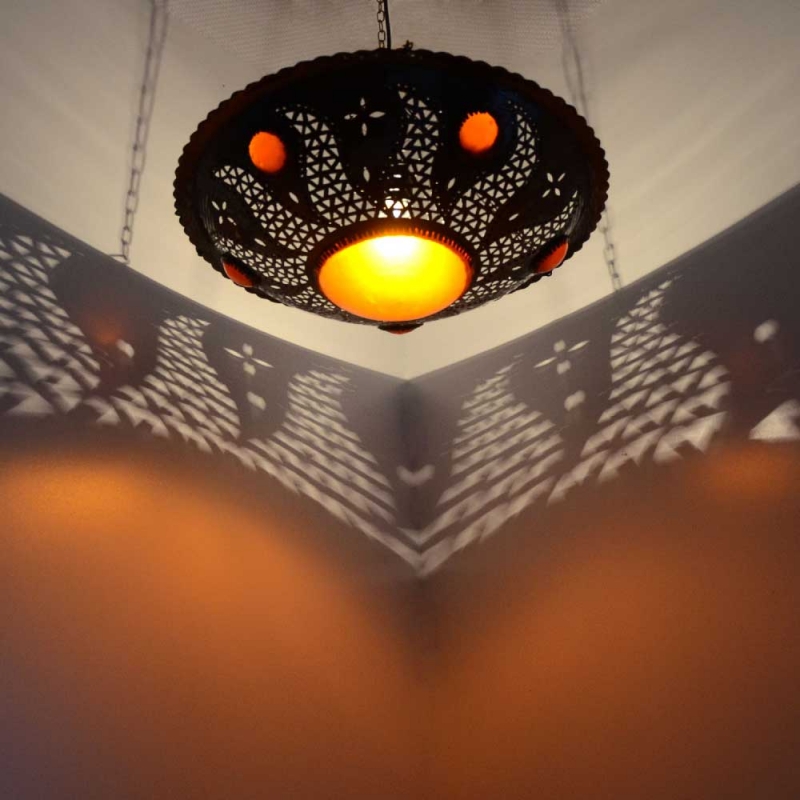 Marokkanische Lampe Frisbee H 35 cm