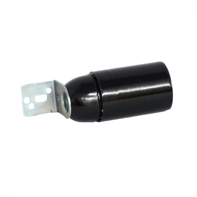 E14 Iso-Winkelfassung Schwarz für Wandlampe