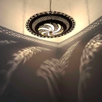 Orientalische Lampe Space H 25 cm