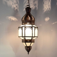 Orientalische Deckenlampe Lux Milk H 47 cm