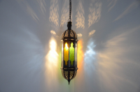 Orientalische Lampe Lanzarote Bunt H 47 cm