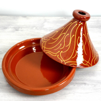 Marokkanische Tajine Nar Glasiert 3 bis 5 Personen D 30 cm