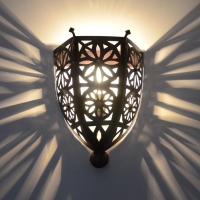 Orientalische Wandlampe Garn H 30 cm