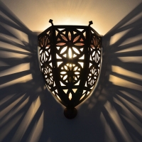 Orientalische Wandlampe Garn H 30 cm