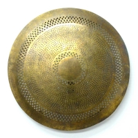 Orientalische Wandleuchte Kreis Medium aus Messing D 60 cm