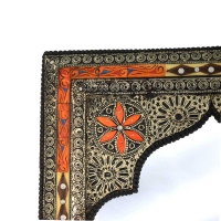 Orientalischer Spiegel Maghreb Small Orange H 60 cm