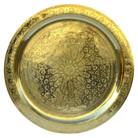 Marokkanisches Teetablett Thor Messing D 80 cm
