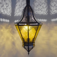 Orientalische Lampe Beyblade Amber H 60 cm