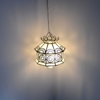 Orientalische Lampe Sat H 37 cm