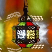 Orientalische Deckenlampe Dad Multi H 35 cm