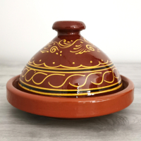 Orientalische Tajine Koba Zwak Glasiert 2 bis 4 Personen D 26 cm