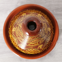 Marokkanische Tajine Chelhawi – Glasiert, 2 bis 4 Personen, D 26 cm