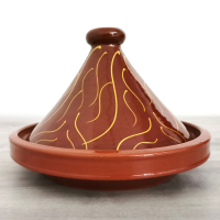 Marokkanische Tajine Nar – Glasiert, 6 bis 8 Personen, D 34 cm