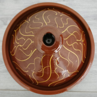 Marokkanische Tajine Nar – Glasiert, 6 bis 8 Personen, D 34 cm